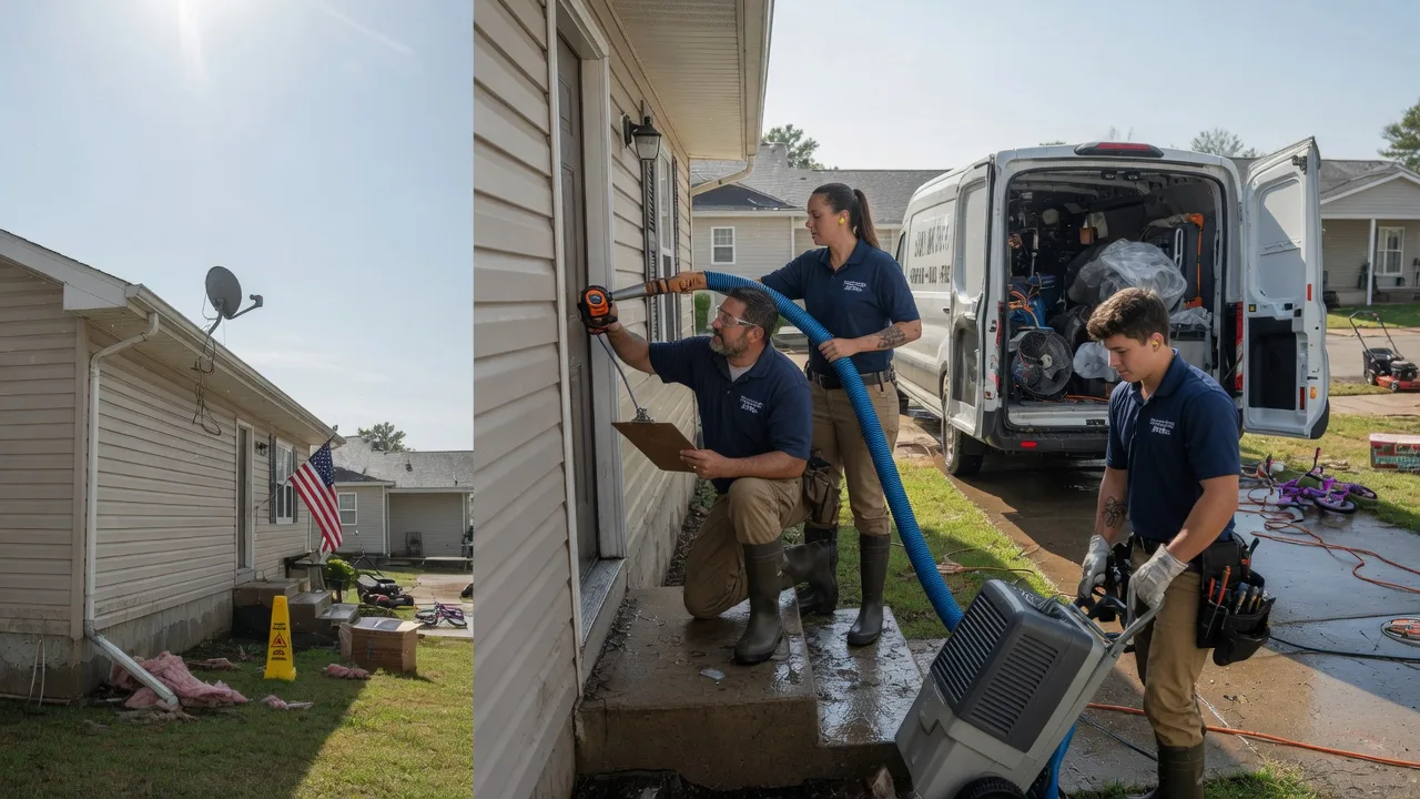 Ceiling Water Damage Restoration in Louisville, AL near me