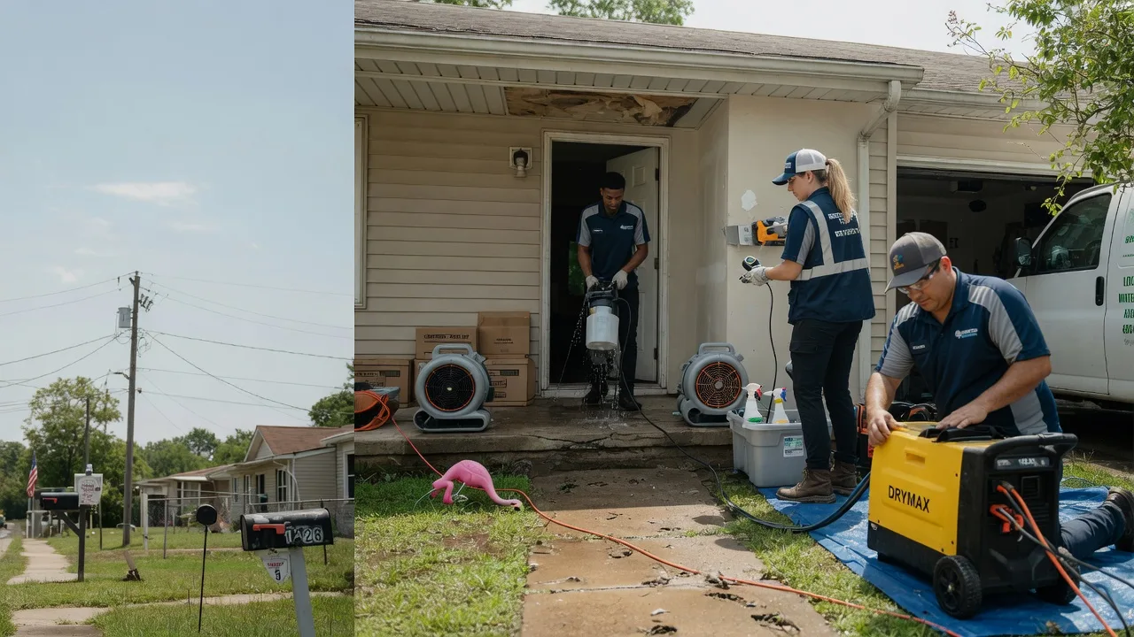 Storm Damage Water Removal in Louisville, AL near me